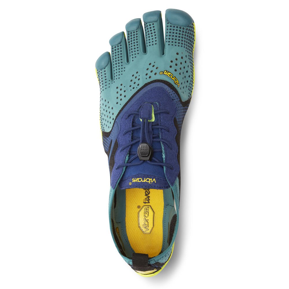 Botas Montaña Hombre Azul Marino - FiveFingers V-Run - BOHKWN-725